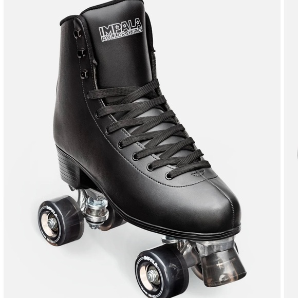 Impala Black Roller Skates SIZE 9  GUC - Picture 1 of 6